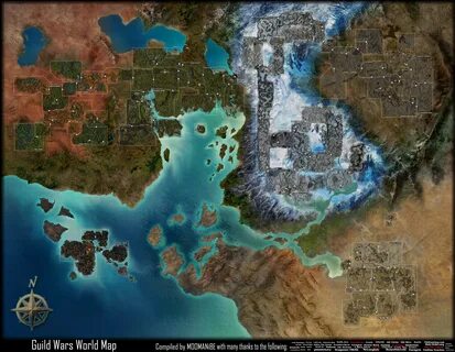 Guild wars карты