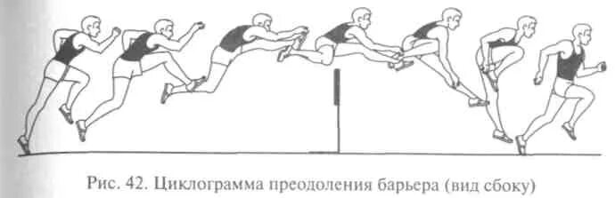 Этап преодоления барьера 7. Циклограмма преодоления барьера. техника преодоления барьера в барьерном беге. преодоления барьера вид сбоку. атака барьера.