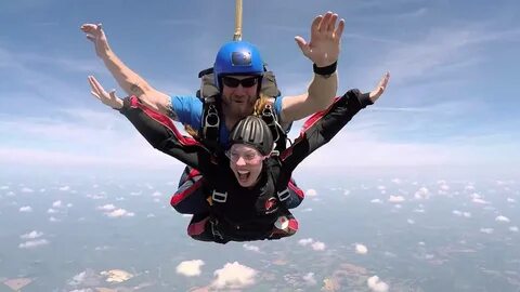 He s crazy skydiving