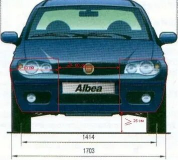 Размеры фиат альбеа