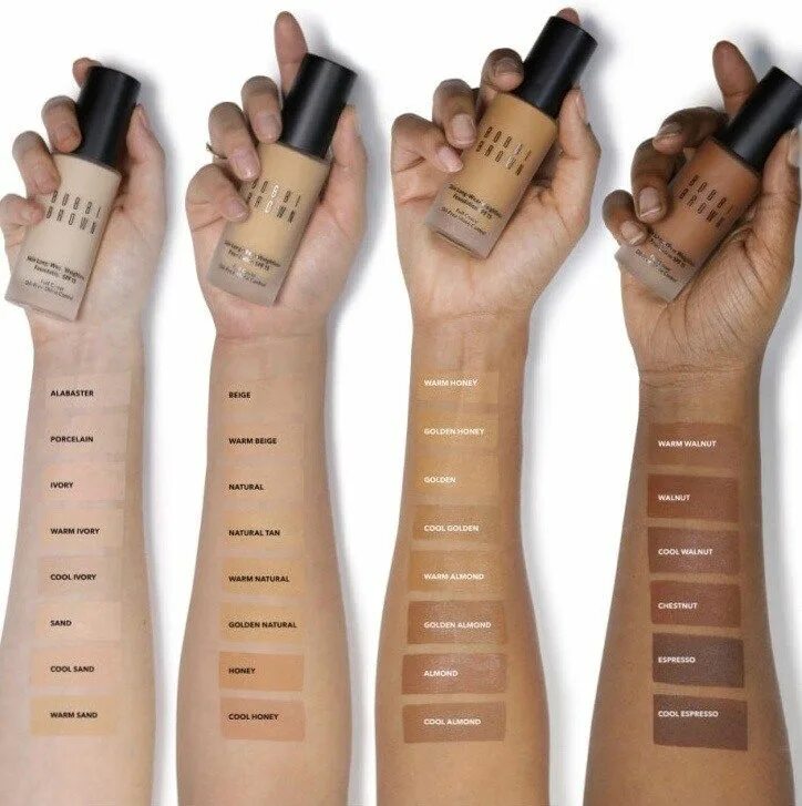 Brown foundation. Тональный Bobbi Brown Weightless Foundation. Bobbi Brown Skin long-Wear Weightless Foundation SPF 15. Бобби Браун тональный крем свотчи. Bobbi Brown Skin long-Wear Weightless.