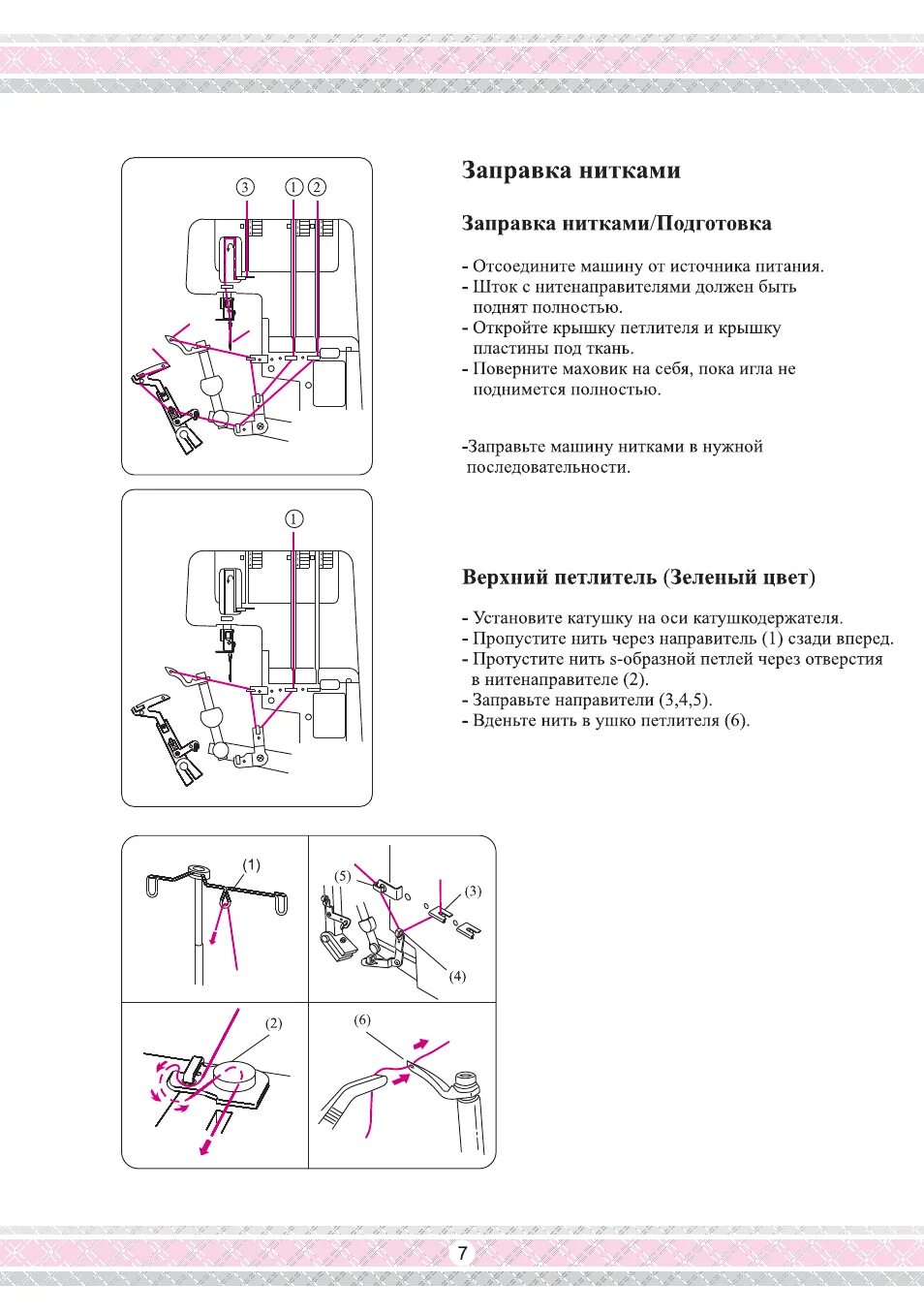 Инструкция оверлока. Оверлок мерилок 003. Схема заправки оверлока Крош-1. Схема заправки нитки в оверлоке Крош 1. Оверлок Прима 3-ниточный