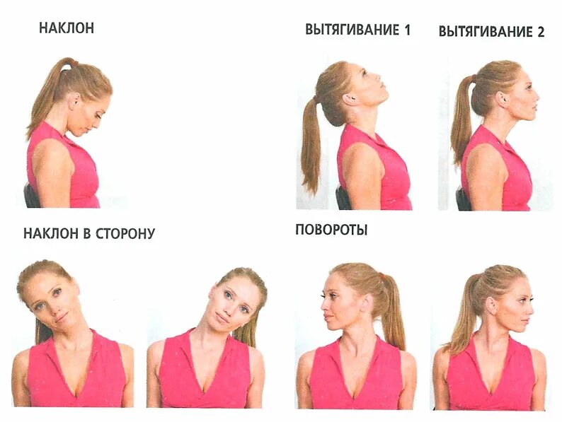 Наклонить голову набок. Упражнения для шеи. Упражнения для мышц шеи. Упражнения для затылка и шеи. Упражнения на шейно-воротниковую зону.