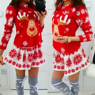 Новогодняя туника женская