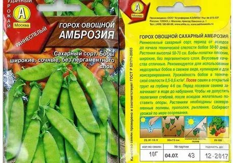 Горох семена лучшие сорта