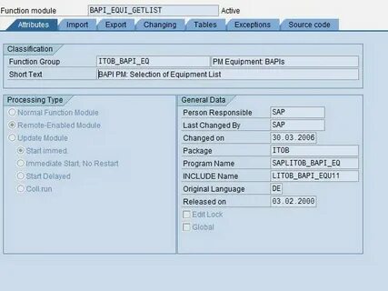 Module function
