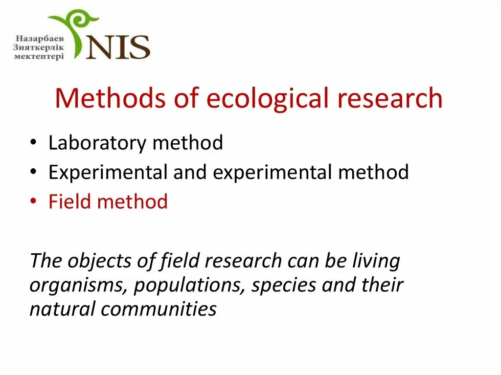 Laboratory methods