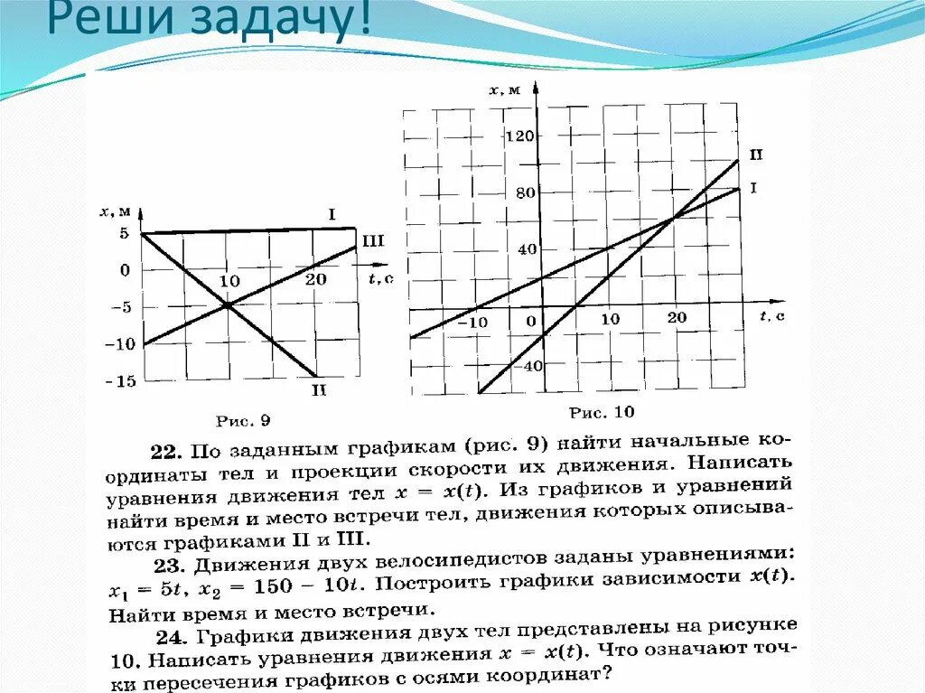 Как решать кинематику