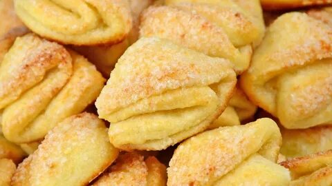 Печенье из творога треугольники в духовке классический