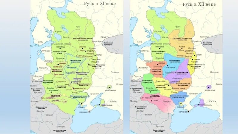 Карта Киевской Руси 11-12 век. Киевская Русь карта 12 век. Карта Киевской Руси в 13 веке. Карта Киевской Руси в 11-12 веках.