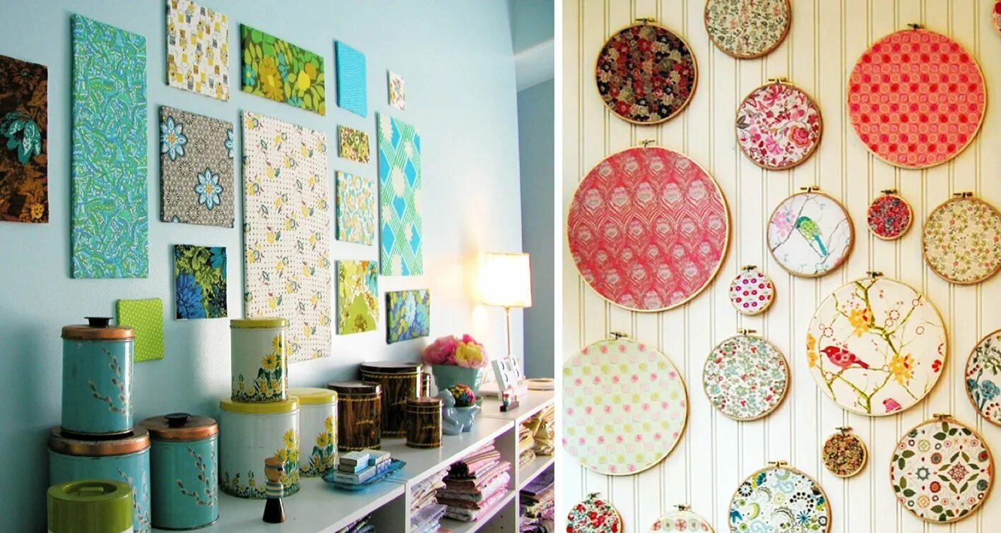 Easy DIY Fabric Panel Wall Fabric wall decor, Fabric wall art, Diy wall