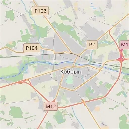 Карта кобрина