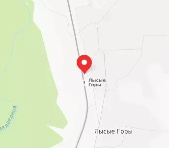 Лысые горы на карте