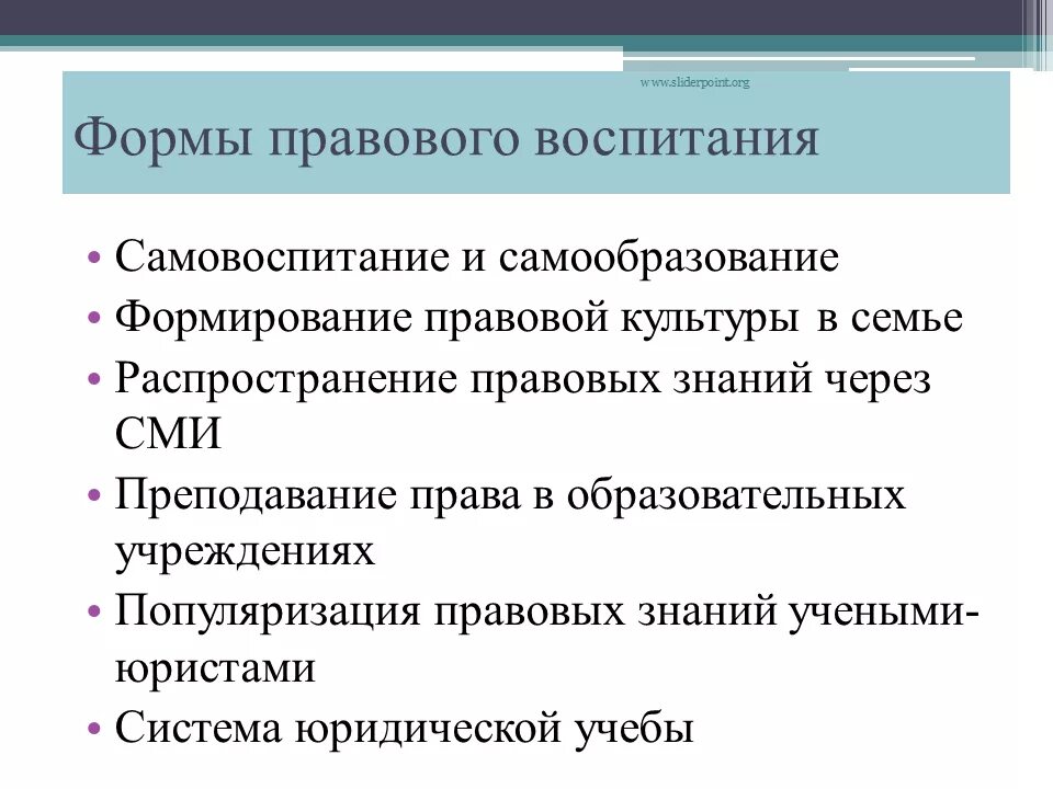 Проблемы правосознания и правовой культуры