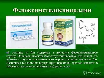 Пенициллины эффективны в отношении