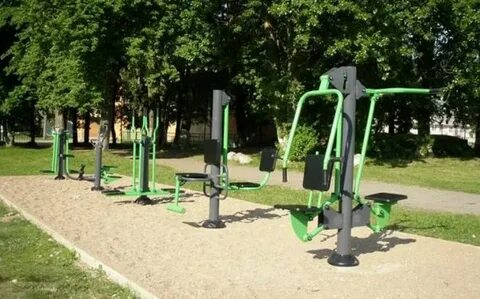 Уличная тренажерная площадка