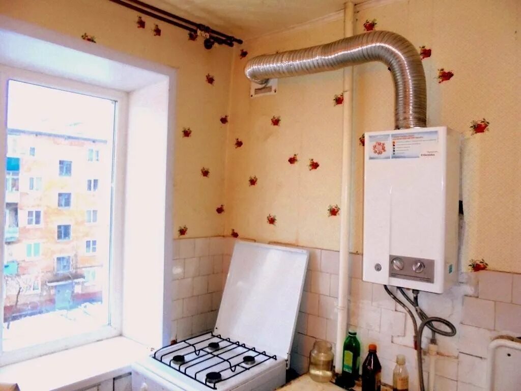 Можно установить газовый котел в ванной