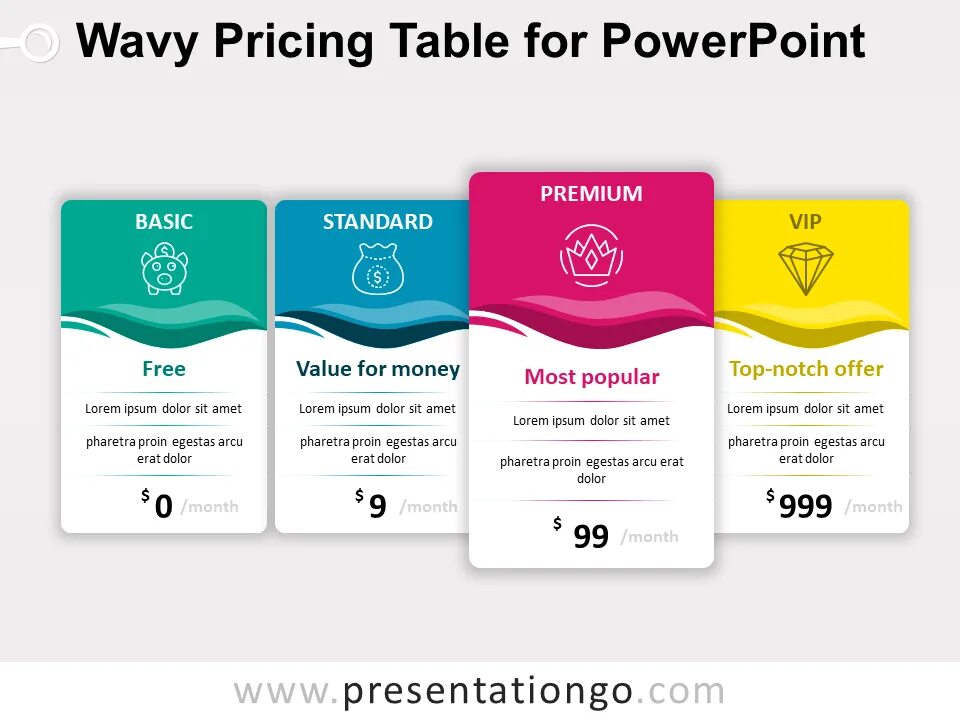 Pricing Table. Table POWERPOINT. Таблица в POWERPOINT. Table Design POWERPOINT.