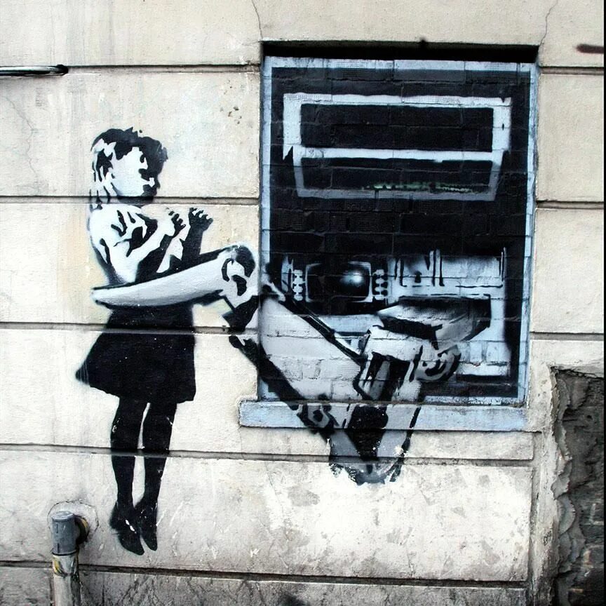 Найти бэнкси. Граффитист Бэнкси. Banksy художник картины. Лондонский художник Бэнкси. Английский художник граффити Бэнкси.