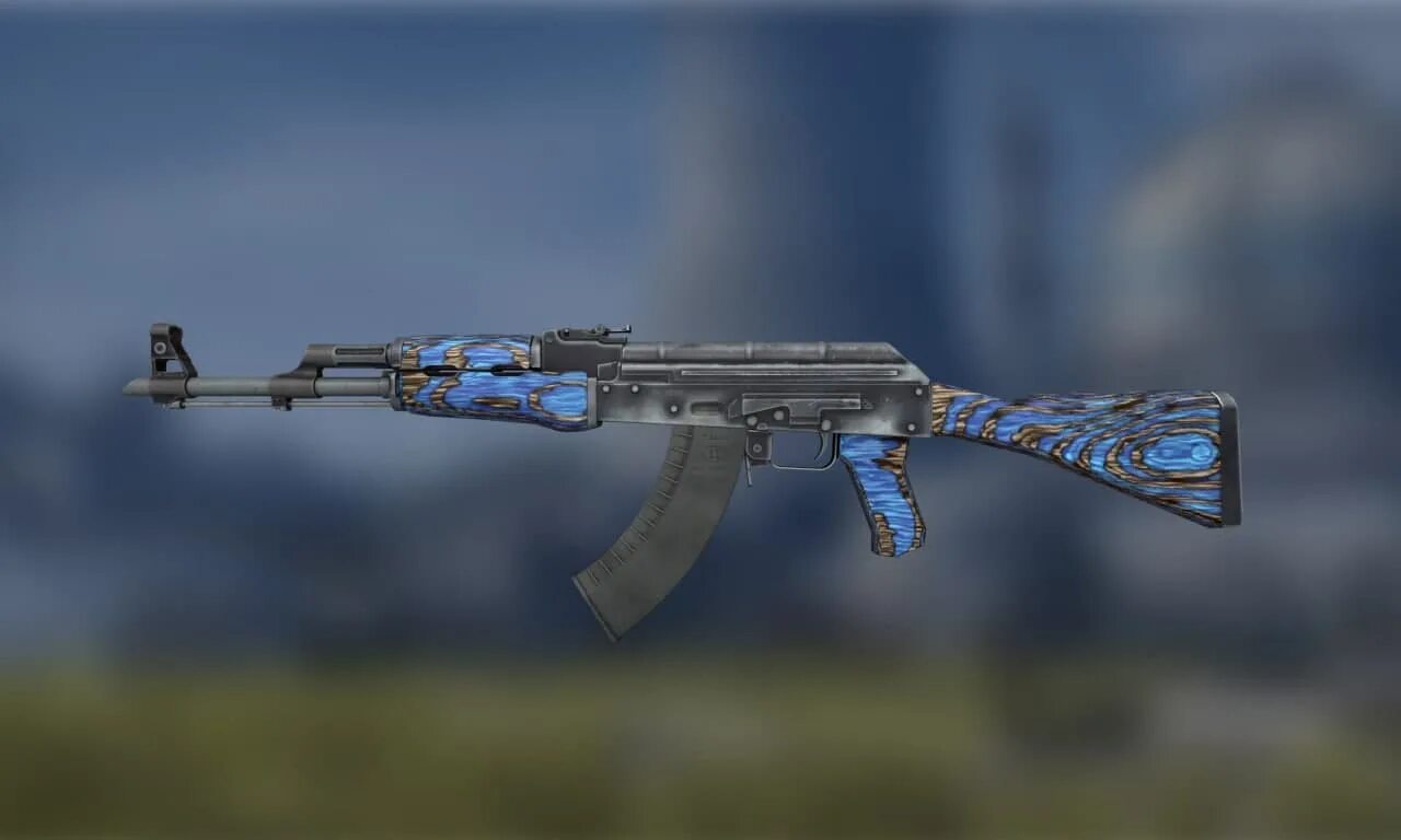 White market cs2. AK-47 | синий глянец. Синий ламинат АК 47. КС АК 47 синий глянец. Синий калаш в КС.