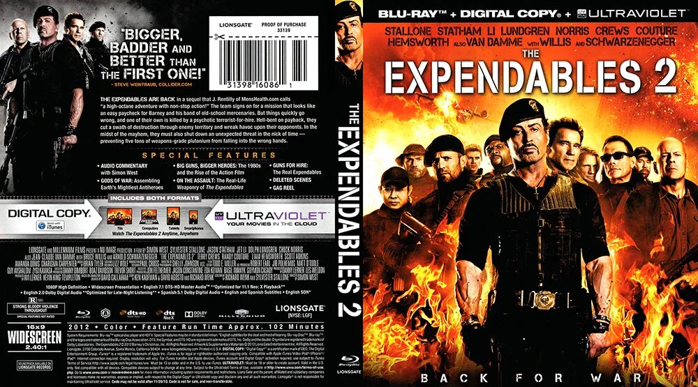 The Expendables 2 2012. Неудержимые (Blu-ray). Неудержимые 2 (Blu-ray).