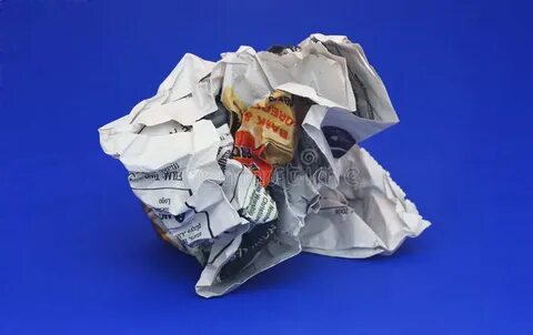 Помятая газета