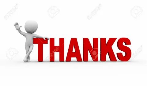 Человечек для презентации спасибо