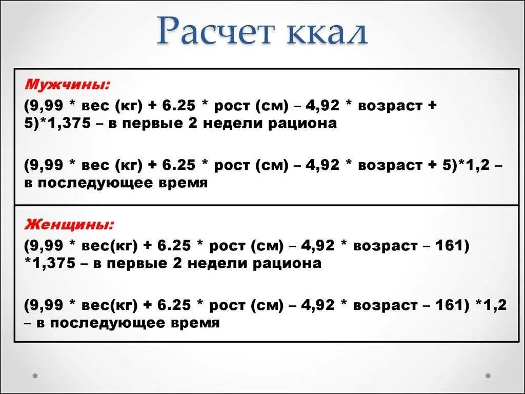Узнать сколько калорий нужно употреблять. Формула для подсчета суточной нормы калорий. формула расчета калорий белки жиры углеводы. формула для подсчета калорий чтобы худеть. как посчитать норму калорий в день.