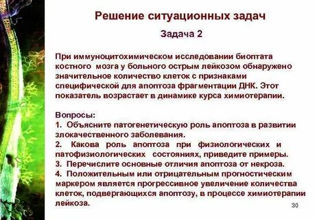 Целью решения ситуационной задачи является