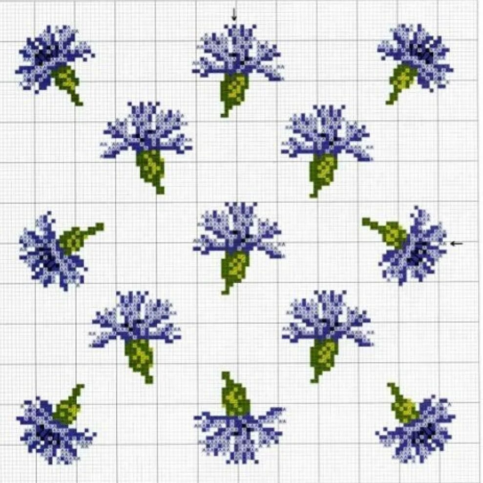 Василек схема. Василек схема вышивки крестом. Мелкая вышивка схемы. Схемы цветов для вышивки крестом. Цветочные миниатюры вышивка крестом.