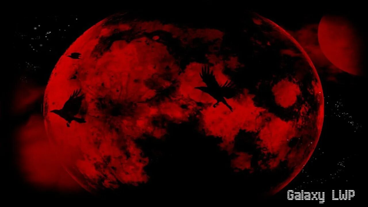 Ночь кровавой луны. Красная луна. Яркая красная луна. Bloody moon. Кровавая луна.