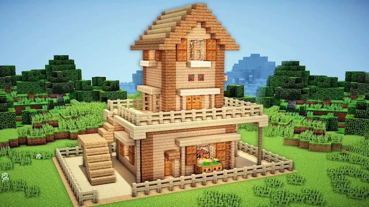 Minecraft build house tutorial