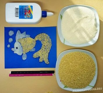 Крашеное пшено
