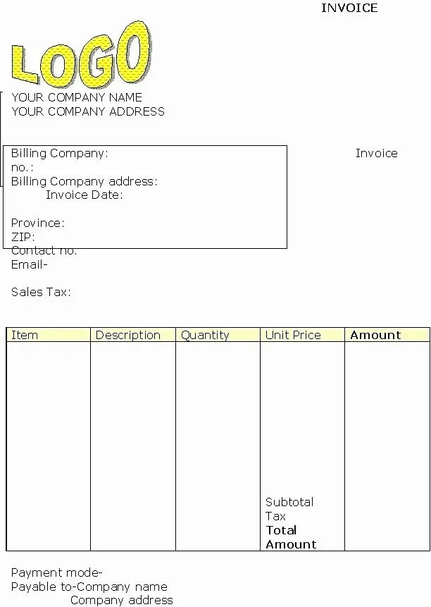 Invoice address
