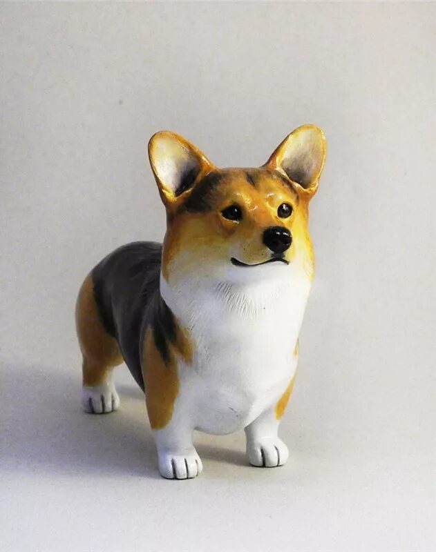 Флешка вельш корги. Собака из пластилина. Корги лепка. Корги из пластилина. Собака из полимерной глины.