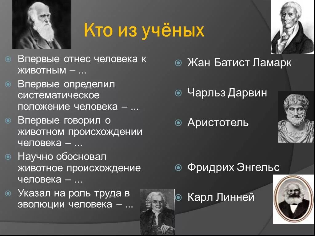 Ученые исследовавшие животных