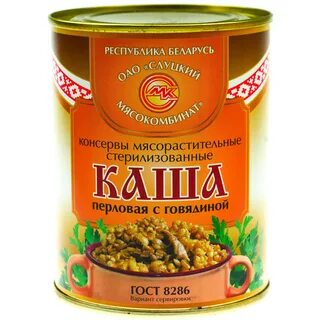 Консервы каша