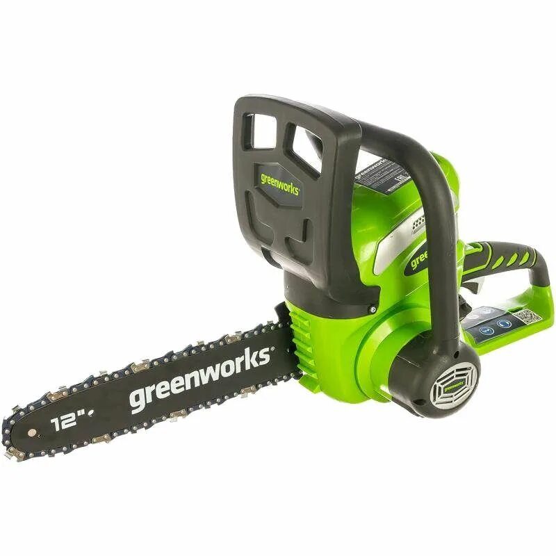 Аккумуляторная пила без аккумулятора. GREENWORKS g40cs30ii. G40cs30 GREENWORKS. Пила аккумуляторная GREENWORKS g40cs30. Пила цепная GREENWORKS g40cs30.