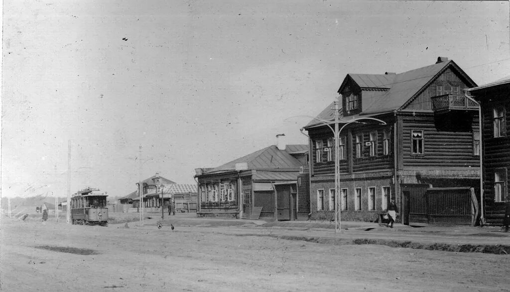 Бутырская застава в Москве. Дореволюционная застройка. Старые фотографии. Окраины старой Москвы.