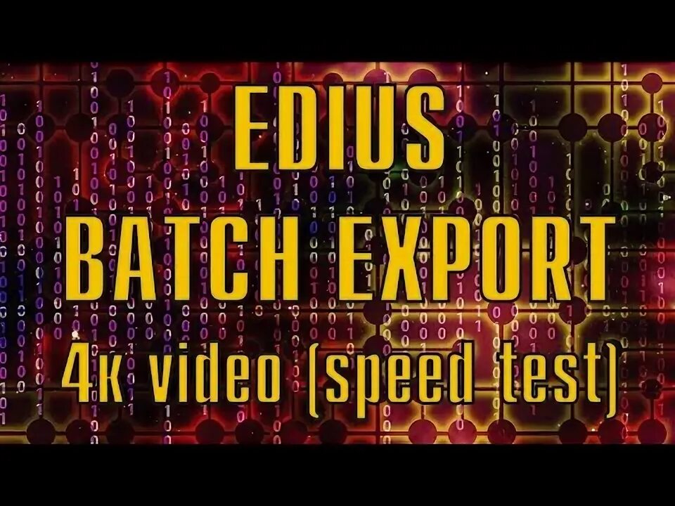 Batch export