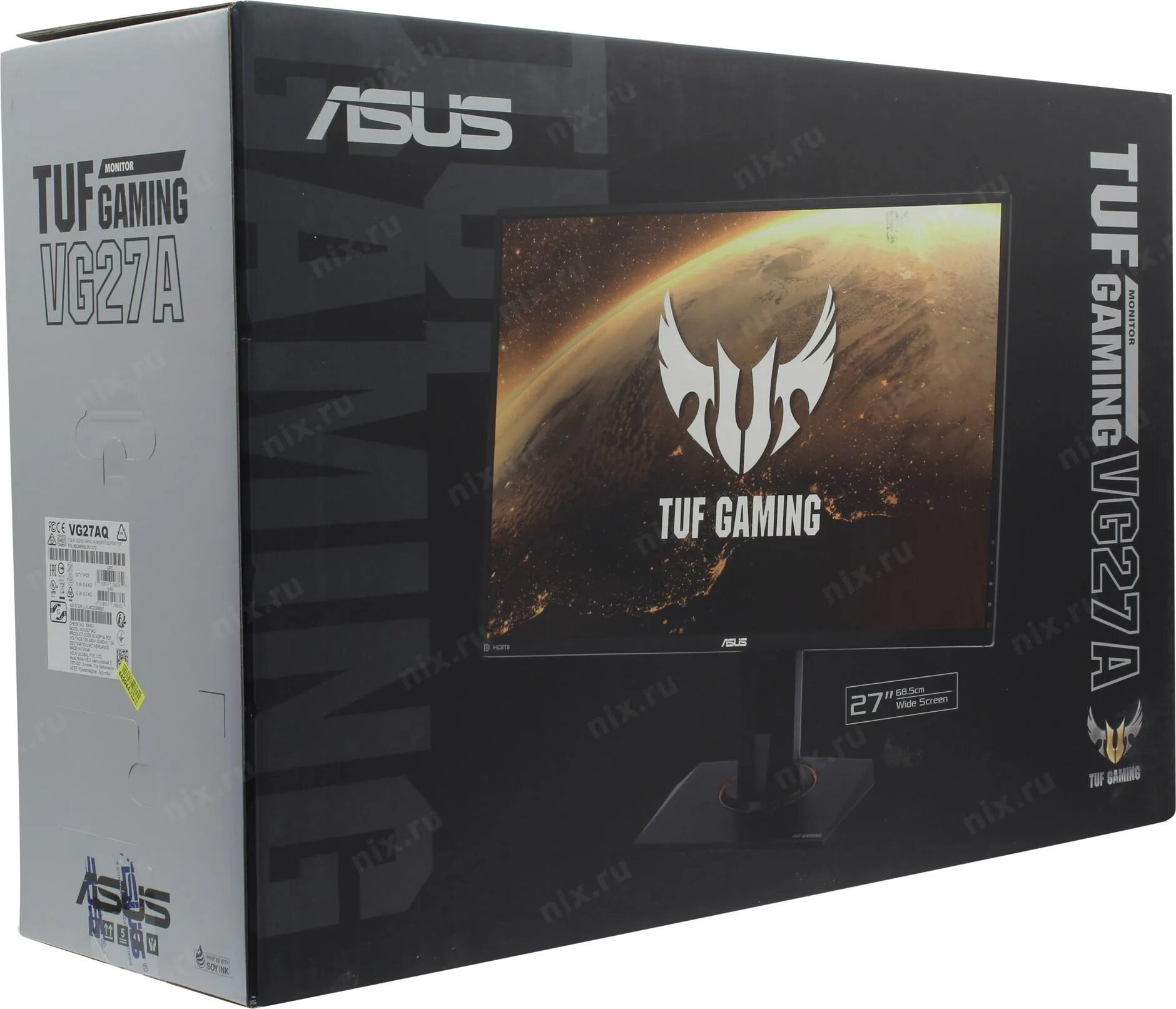 Tuf gaming vg27aqz. ASUS vg27aq. Монитор ASUS vg27aq. Монитор ASUS TUF vg27aq 27. Монитор ASUS TUF Gaming vg27aq.