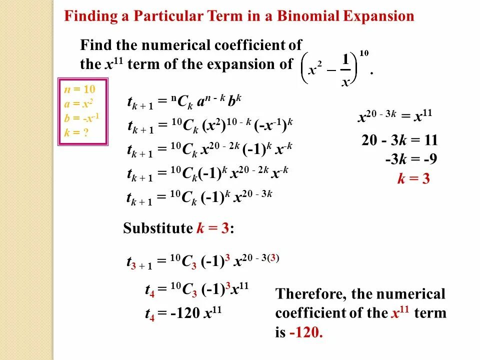 Binomial Expansion. Binomial coefficient Formula. Binomial Theorem. Binomial fraction Expansion. X term