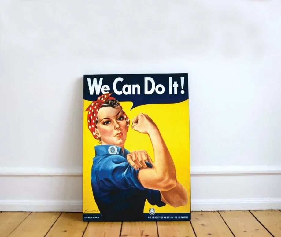 We can call. You can do it плакат. yes we can do it плакат. постер we can do it. клепальщица рози плакат.