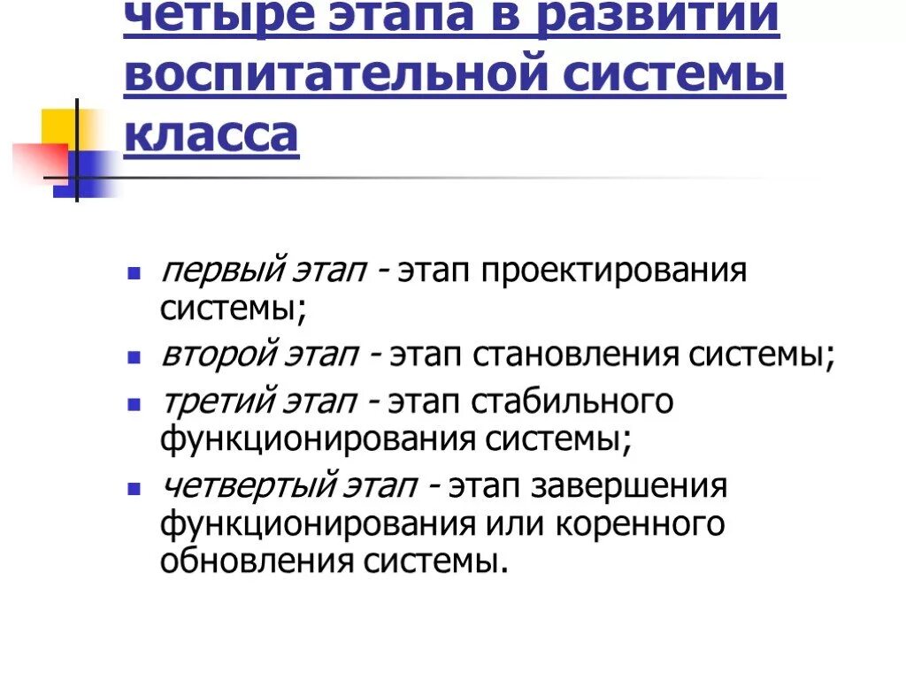 Последовательность этапов развития воспитательной системы:. 2 Этап развития воспитательной системы характеризуется. Этапы воспитательной системы школы. Этапы становления воспитательной системы.