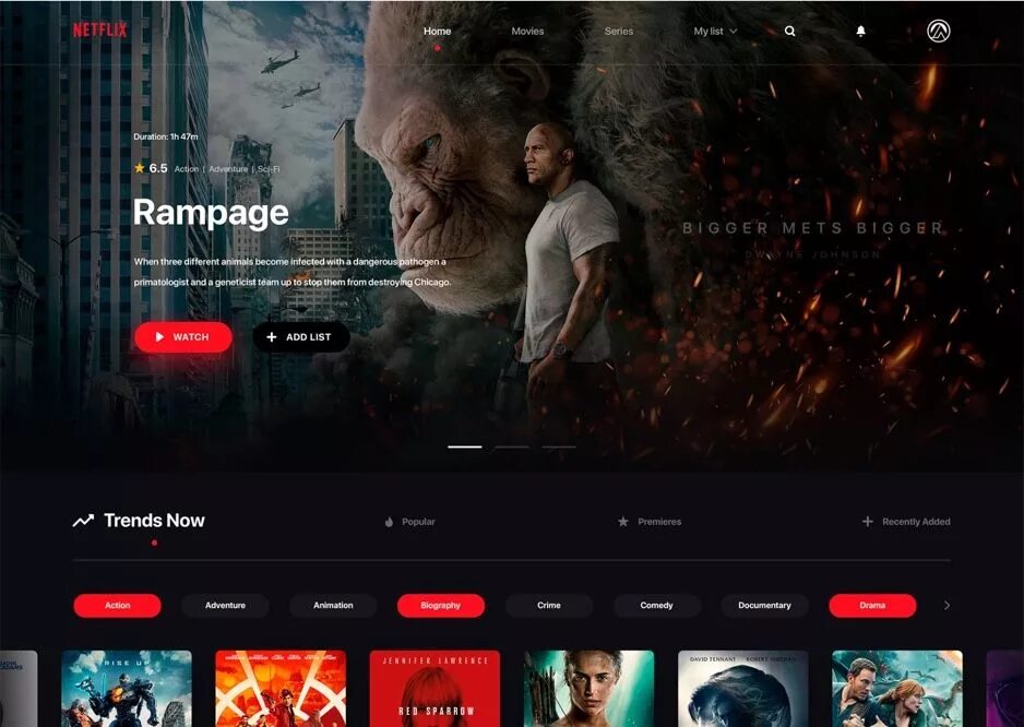 Main web