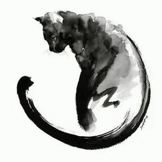 Черный кот дзен