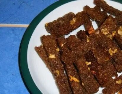 Сухари в духовке из черного