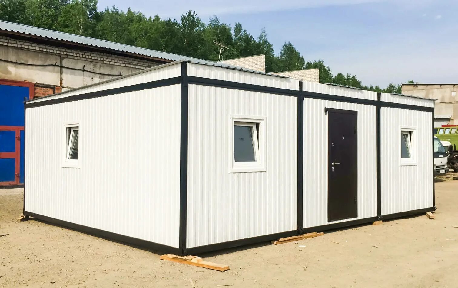Пост охраны 2500х2400 (двп). Бытовки бк-03 разбегаево. Модульное здание 6 на 6. 5. Амальгама новосибирск модульные здания.
