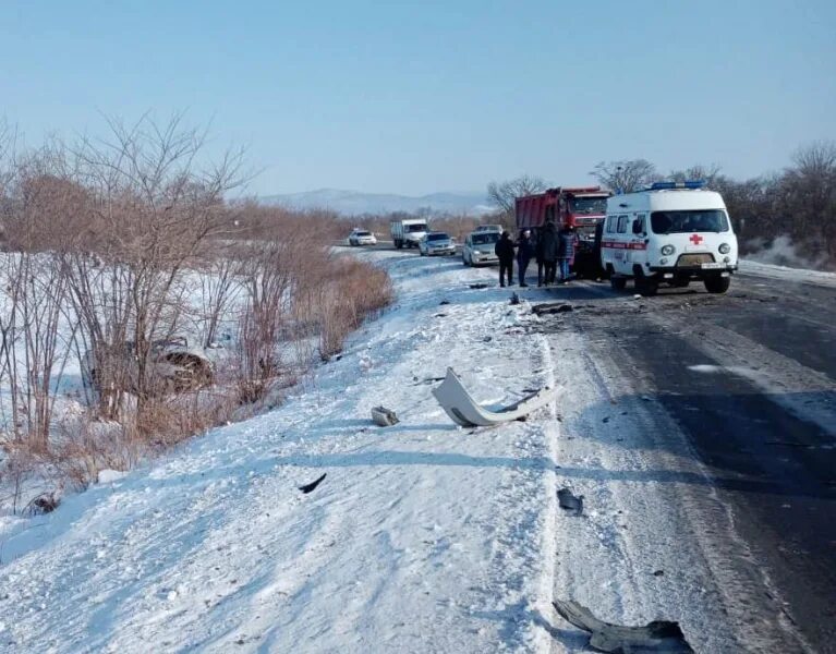 ДТП В Приморском крае в Артеме 03.02.2021. Новости артема приморский край