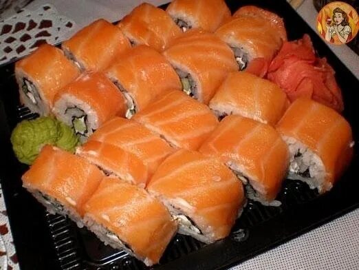 Ролл Филадельфия/Sushi Roll/ идеальный рецепт в домашних условиях - YouTube
